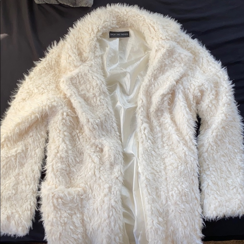 Shop the trends faux fur jacket